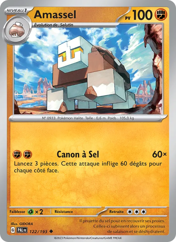 Amassel, Évolutions à Paldea No. 122