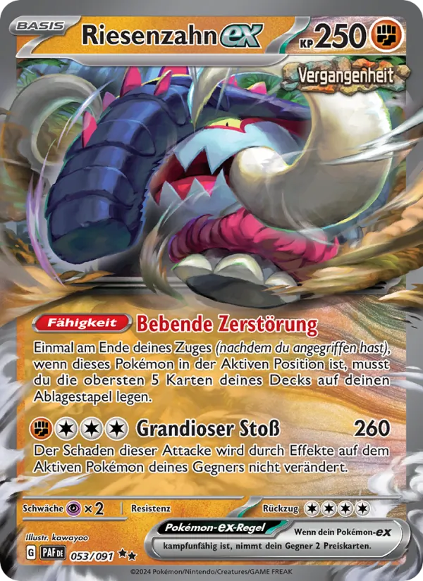 Riesenzahn-ex, Paldeas Schicksale No. 053