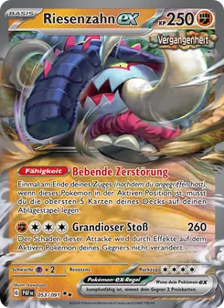 Riesenzahn-ex, Paldeas Schicksale Nº 053 Holo