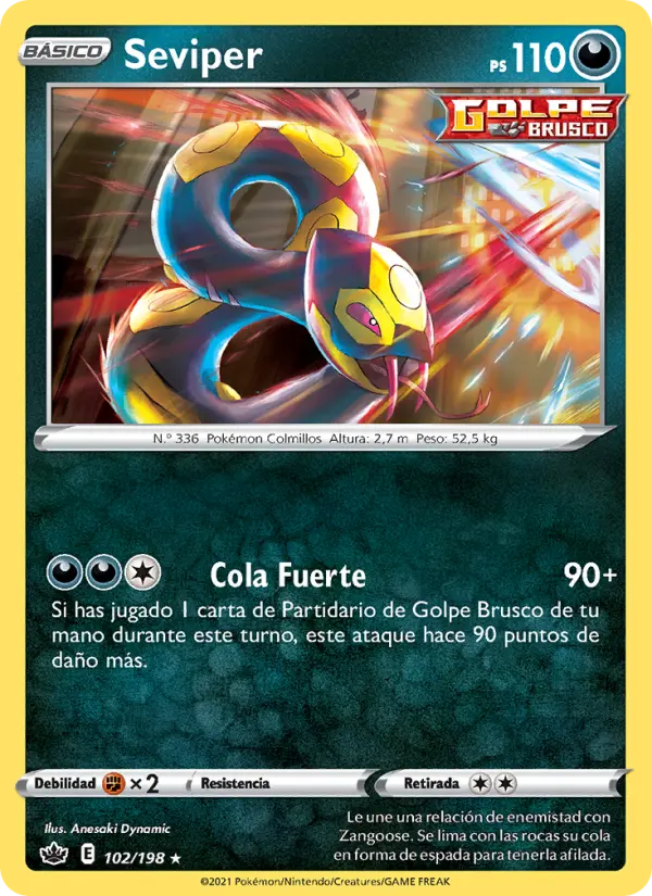 Seviper, Reinado Escalofriante No. 102
