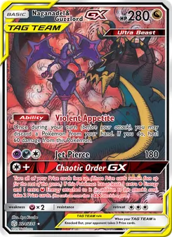 Naganadel & Guzzlord GX, Cosmic Eclipse No. 224 Normal