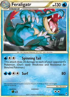Feraligatr, Call of Legends Nº 25 Normal