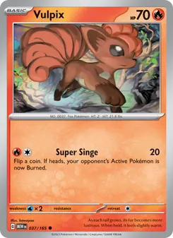 Vulpix, 151 No. 037 Normal