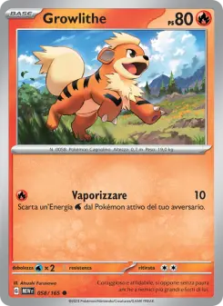Growlithe, 151 No. 058 Normal