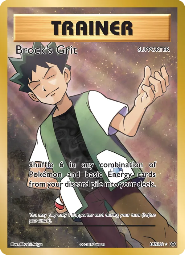 Brock's Grit, Evolutions No. 107