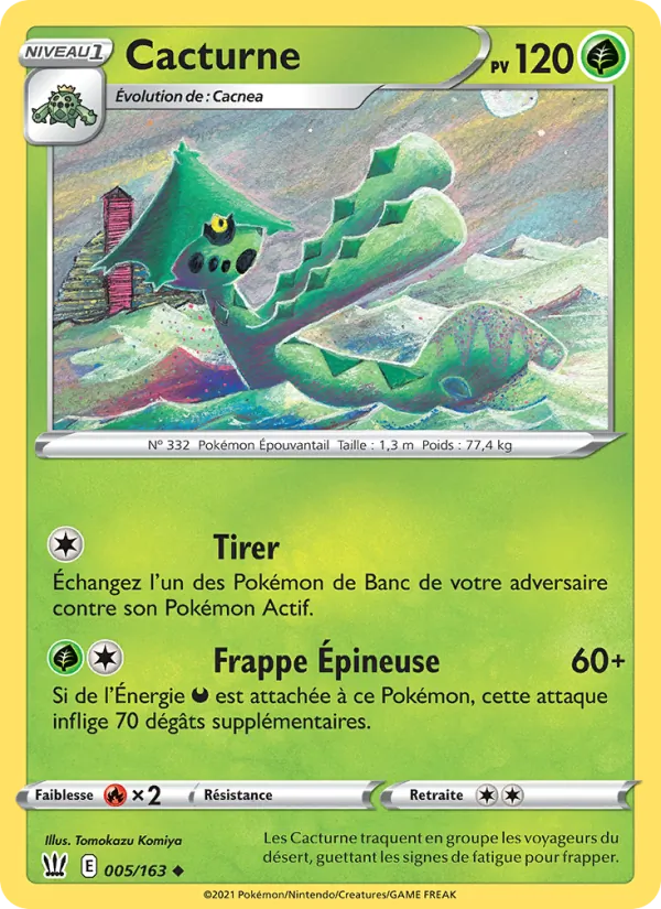 Cacturne, Styles de combat Nº 5