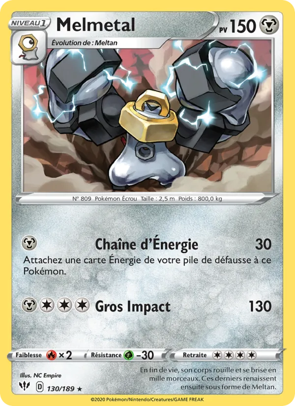 Melmetal, Ténèbres Embrasées Nº 130