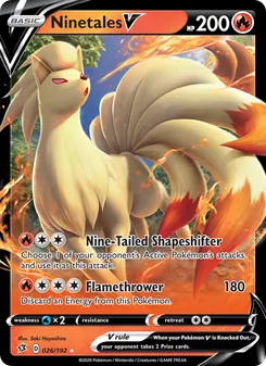 Ninetales V, Rebel Clash No. 26 Holo
