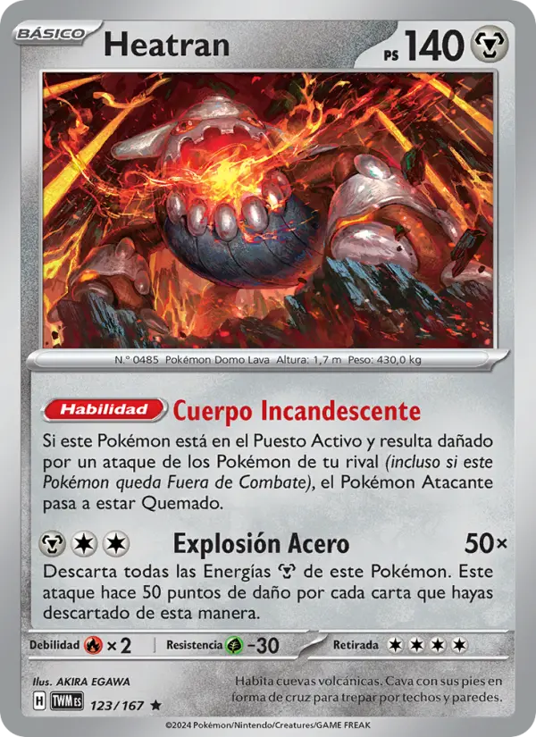 Heatran, Mascarada Crepuscular No. 123