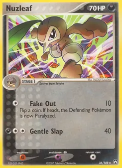 Nuzleaf, Power Keepers No. 36 Normal
