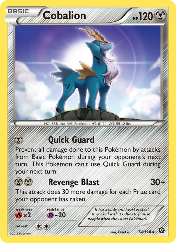 Cobalion, Steam Siege No. 74