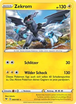 Zekrom, Farbenschock No. 60 Holo