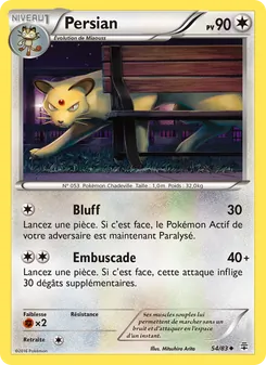 Persian, Générations Nº 54 Normal
