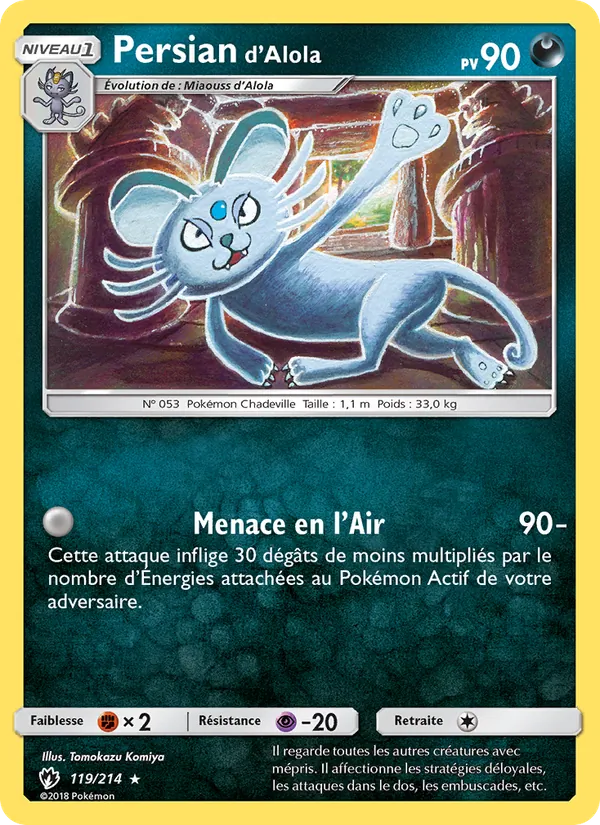 Persian d’Alola, Tonnerre Perdu No. 119