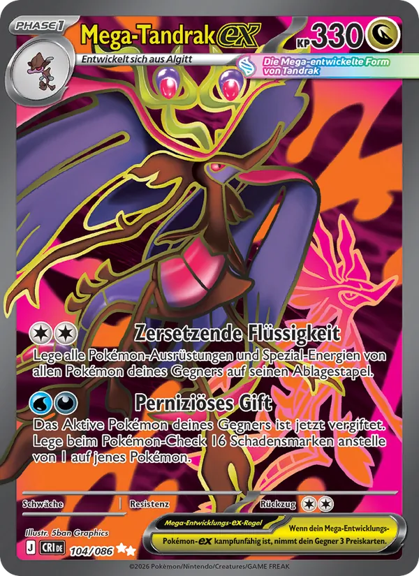 Mega-Tandrak-ex, Wachsendes Chaos No. 104