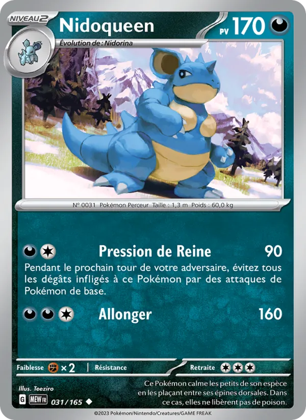 Nidoqueen, 151 No. 031