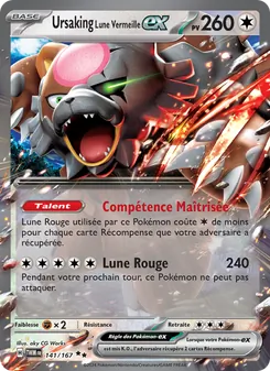 Ursaking Lune Vermeille-ex, Mascarade Crépusculaire Nº 141 Holo