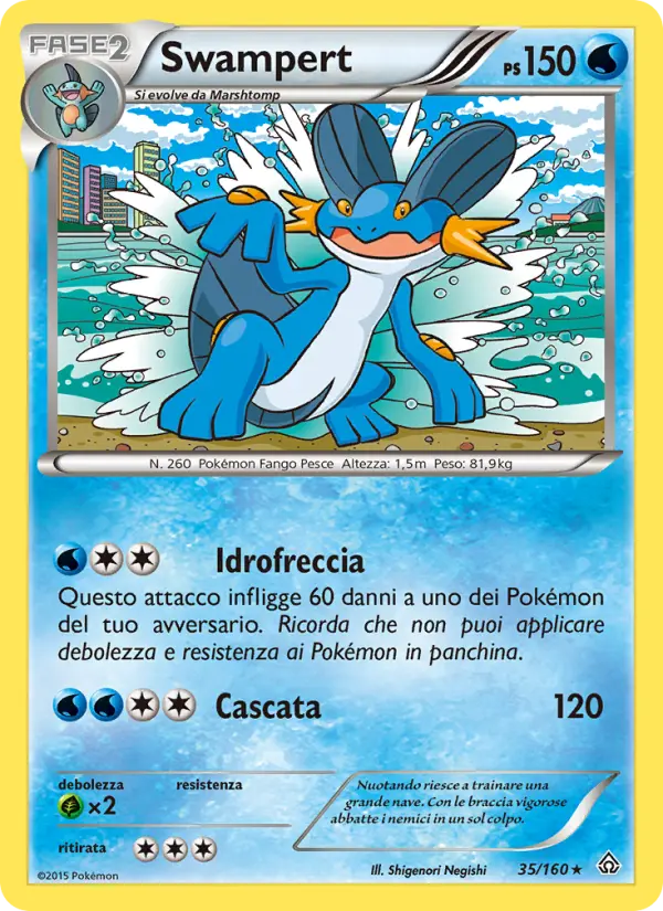 Swampert, Scontro Primordiale No. 35