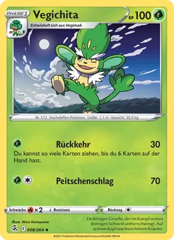 Vegichita, Fusions Angriff Nº 8 Normal