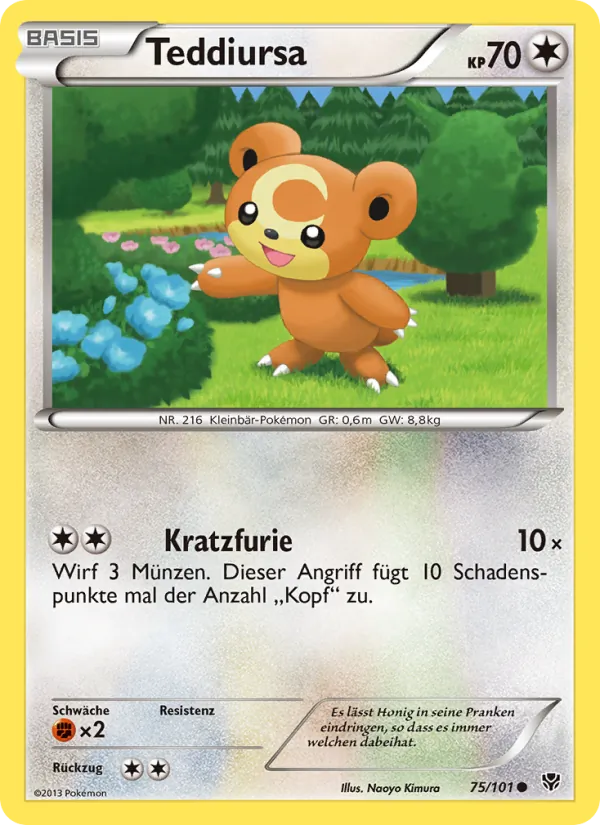 Teddiursa, Plasma-Blaster No. 75