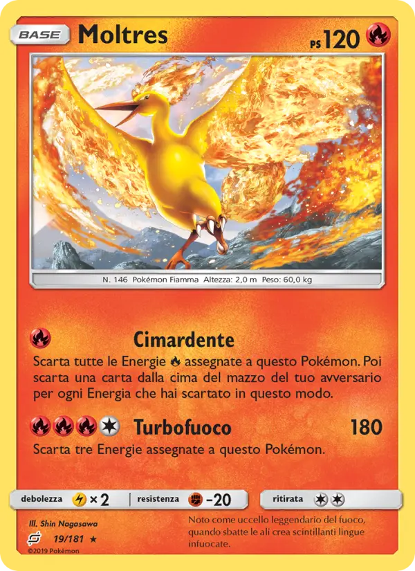 Moltres, Gioco di Squadra Nº 19