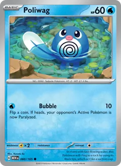 Poliwag, 151 No. 060 Normal