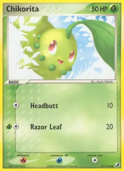 Chikorita, Unseen Forces No. 51 Normal