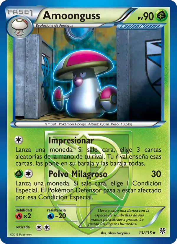 Amoonguss, Tormenta Plasma No. 13