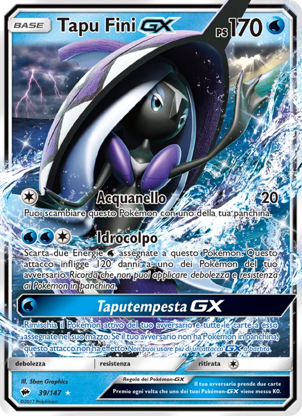 Tapu Fini GX, Ombre Infuocate No. 39