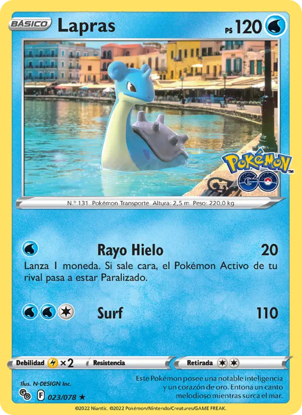 Lapras, Pokémon GO No. 023