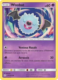 Woobat, Eclissi Cosmica No. 87 Normal