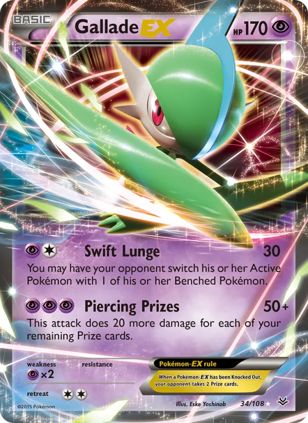 Gallade EX, Roaring Skies Nº 34