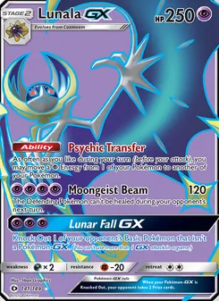 Lunala GX, Sun & Moon Nº 141 Normal