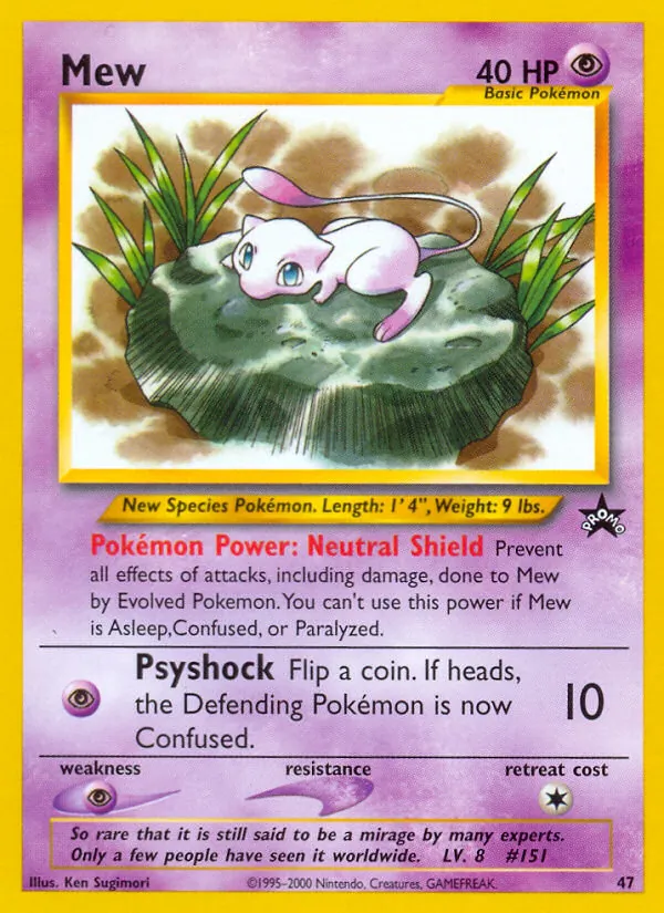 Mew, Wizards Black Star Promos No. 47