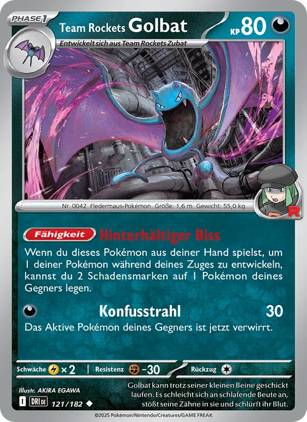 Team Rockets Golbat, Ewige Rivalen No. 121