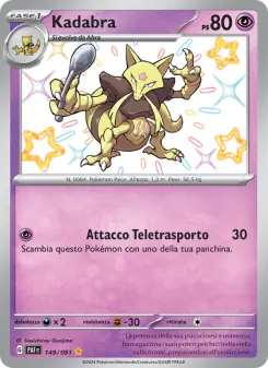 Kadabra, Destino di Paldea Nº 149 Holo