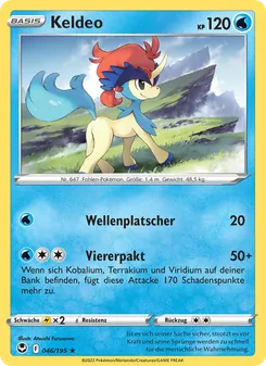 Keldeo, Silberne Sturmwinde Nº 046 Normal