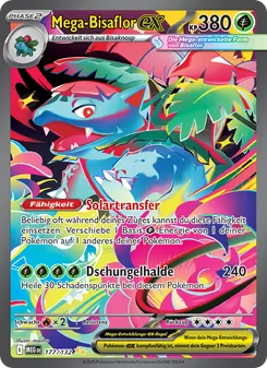 Mega-Bisaflor-ex, Mega-Entwicklung No. 177 Holo