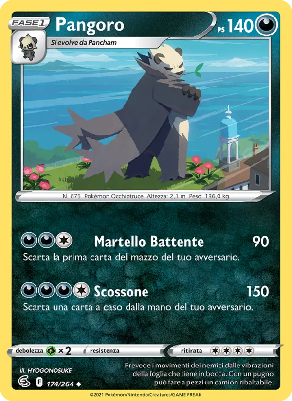 Pangoro, Colpo Fusione Nº 174