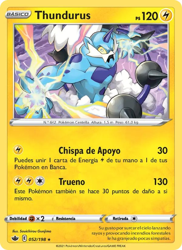 Thundurus, Reinado Escalofriante No. 52