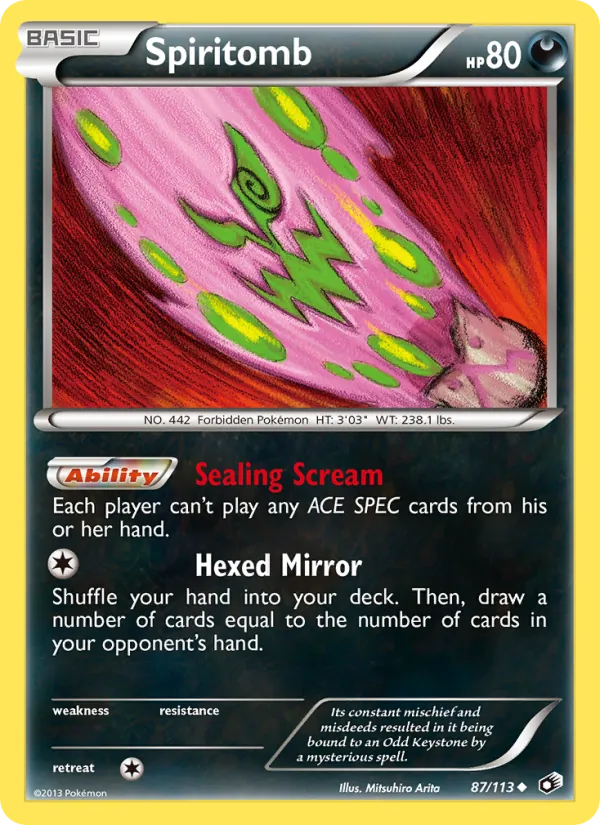 Spiritomb, Legendary Treasures No. 87