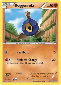 Roggenrola, Emerging Powers Nº 50 Normal