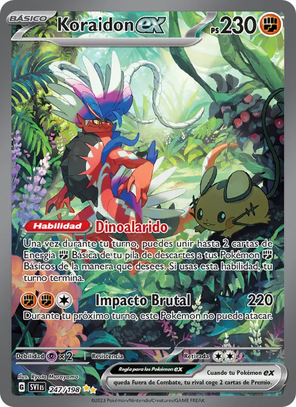 Koraidon ex, Escarlata y Púrpura No. 247