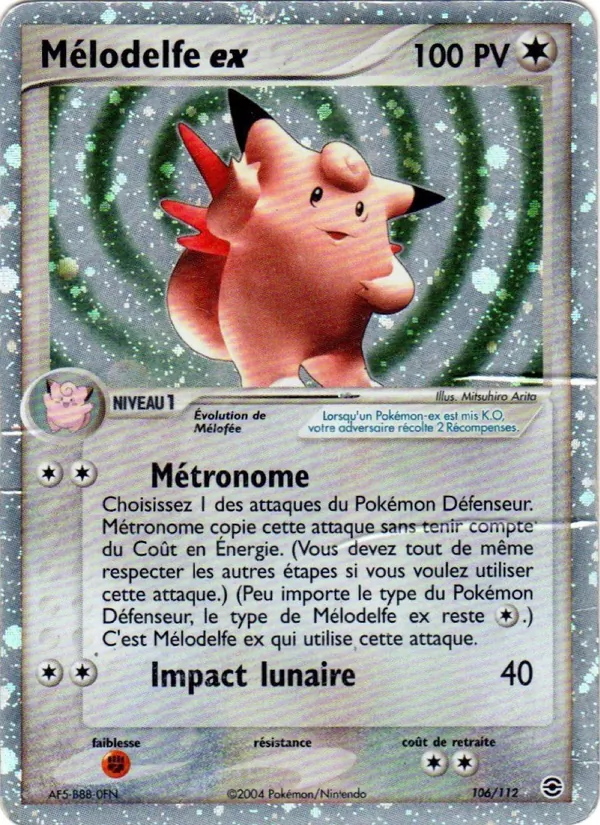 Mélodelfe ex, EX Rouge Feu & Vert Feuille Nº 106