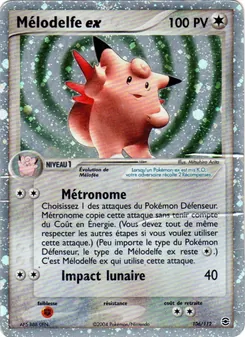 Mélodelfe ex, EX Rouge Feu & Vert Feuille Nº 106 Holo