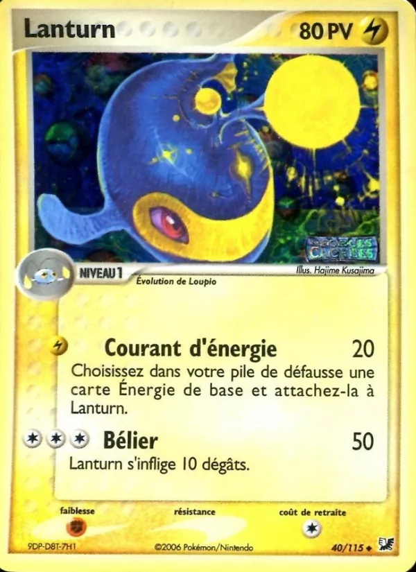 Lanturn, EX Forces Cachées No. 40