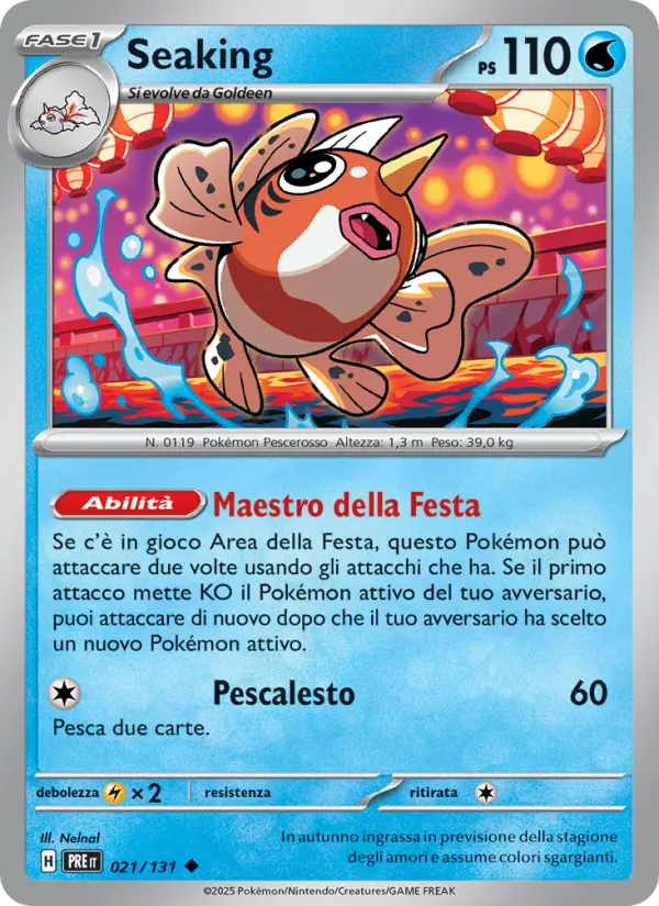 Seaking, Evoluzioni Prismatiche Nº 021