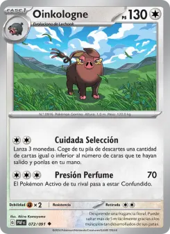Oinkologne, Destinos de Paldea No. 072 Normal