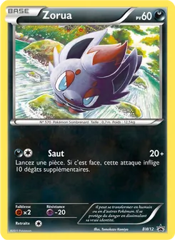 Zorua, Promo BW Nº BW12 Normal