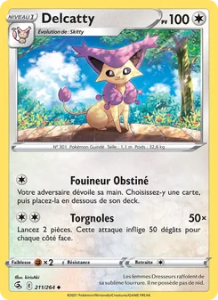 Delcatty, Poing de Fusion Nº 211 Normal